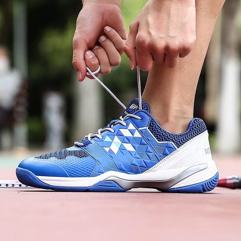 Zapatos de bádminton antideslizantes y resistentes al desgaste, de alta calidad, que absorben los golpes, para jóvenes y adultos, zapatos de tenis de mesa, calzado deportivo para exteriores