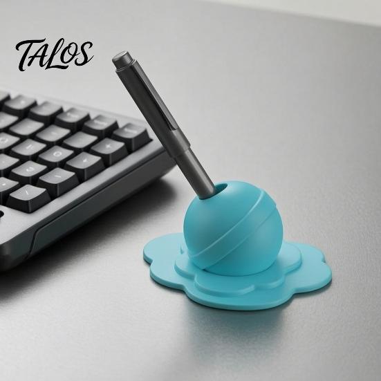 3D Printed Pen Holder Desk Organizer, Creative Melting Lollipop Holder, Novelty Stand Multifunctional Pencil Stand, Compact Office Decor And Gift for