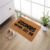 Goonies Never Say Die Doormat Rubber Bathroom Kitchen Mat Garden Garage Door Floor Mat Non-Slip Carpet Entrance Rug