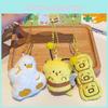 Jinnew Duck Dinosaur Food Bear Toy Plush Keychain For Friends Couples And