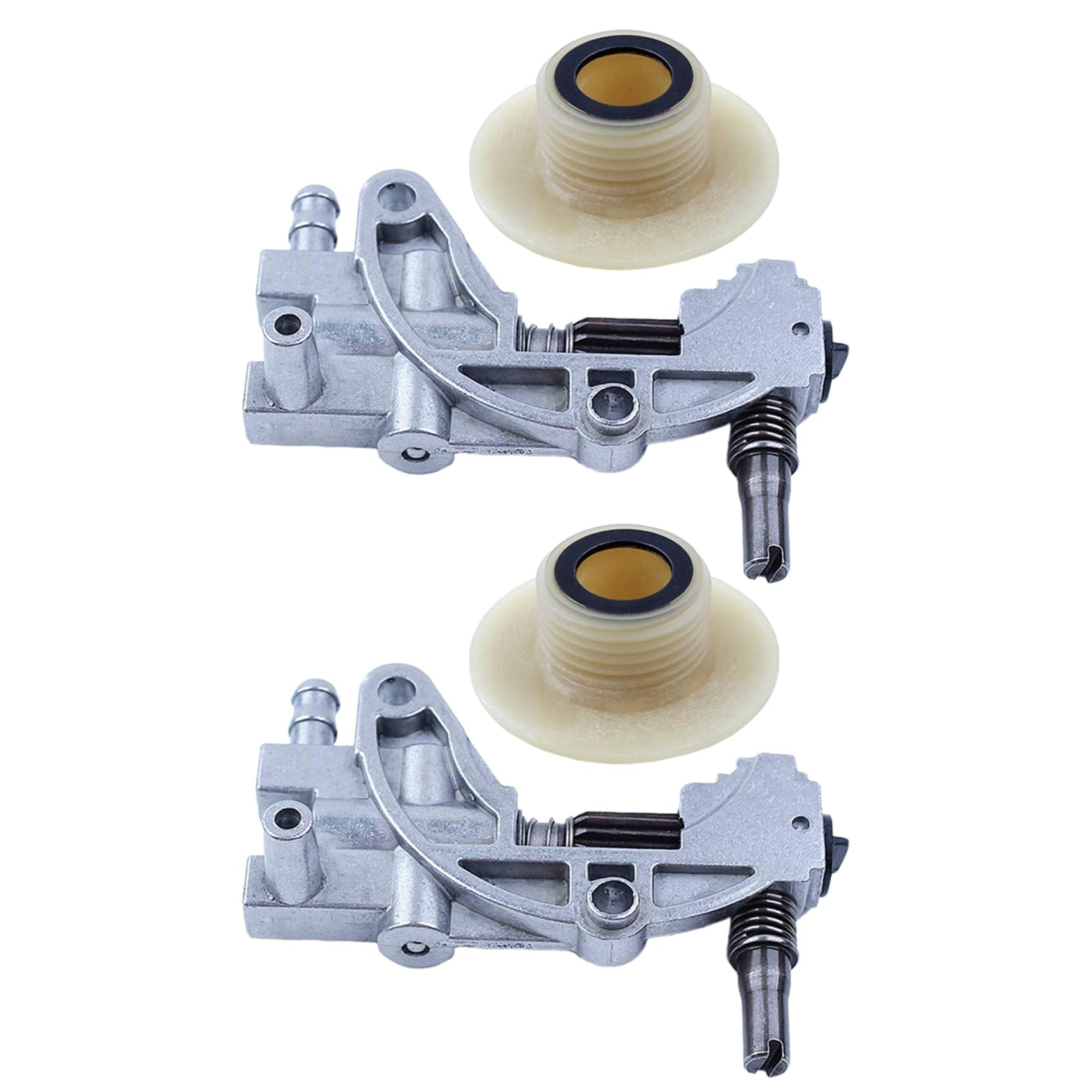 

LAMELLIS 2X Drive Pump Worm Gear Kit Spare Parts for Chainsaw 5200 4500 5800 52Cc 45Cc 58Cc