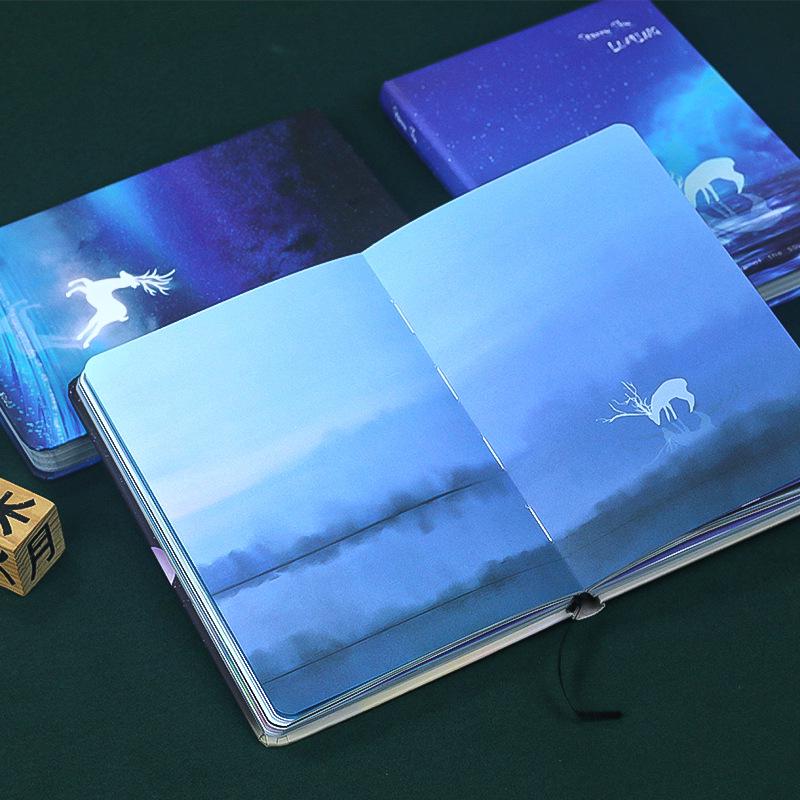 Retro Starry Sky Student Diary: Full-Color Planner Notebook