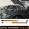 For 2015- Ford Mustang MK6 6th Shelby EcoBoost Front Hood Bonnet Modify Gas Struts Lift Support Rod Prop Gas Springs Damper