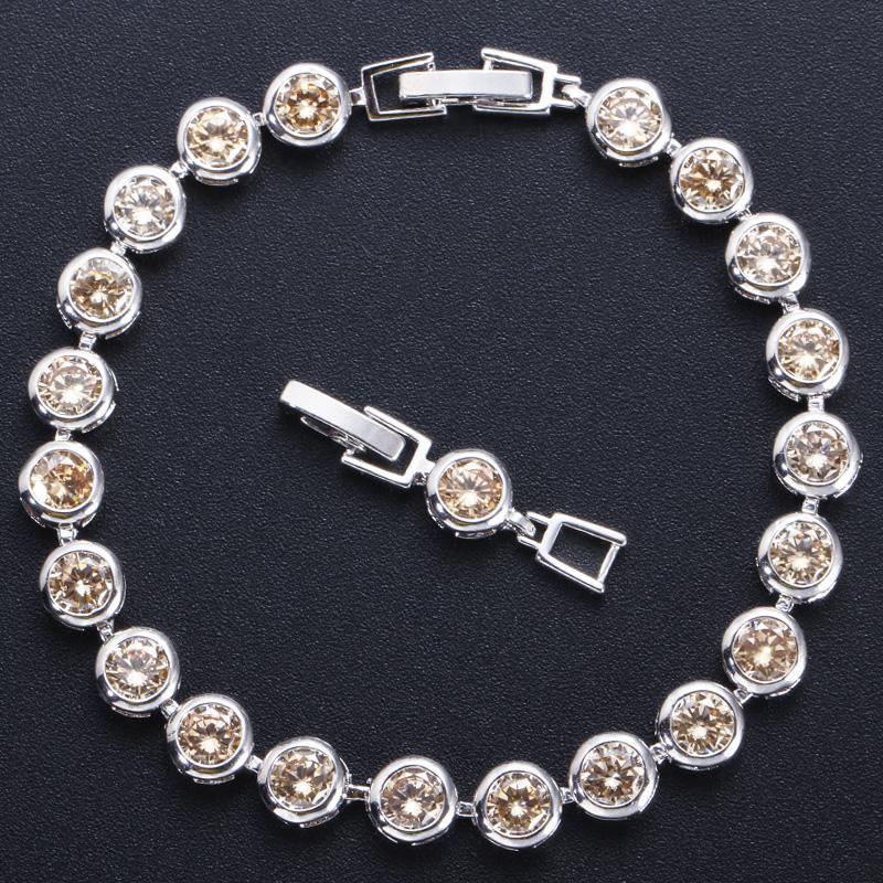 CMM Delicate Multicolor Choice Zirconia Bracelet for Brides