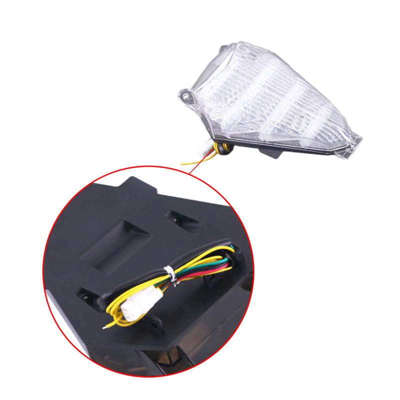 Motorcycle Turn Signals Integrated Tail Light Rear Brake Lamp Taillight for YAHAMA YZF R6 2006-2007