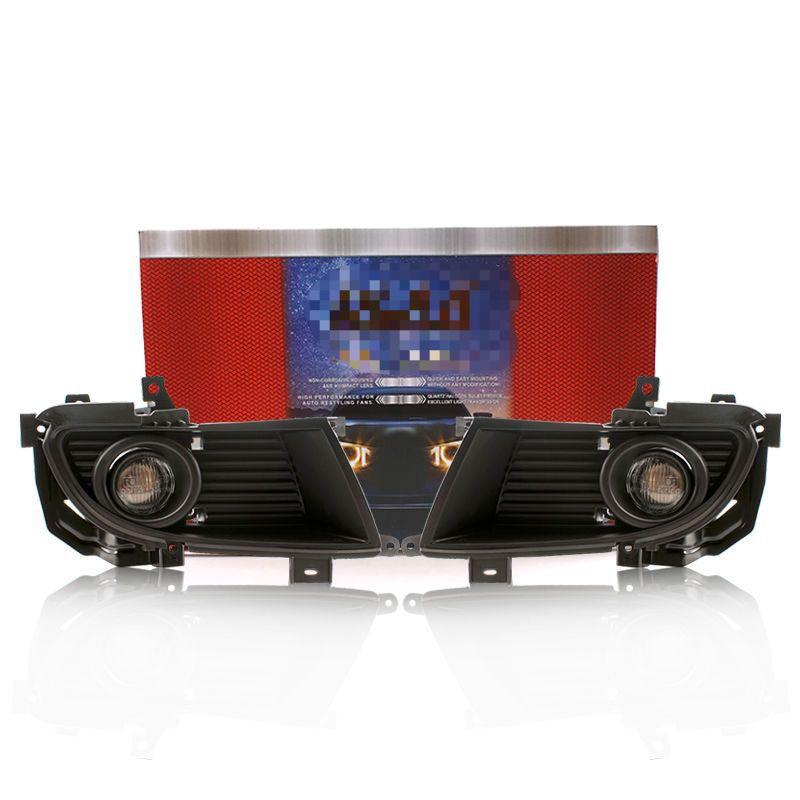 Compatible with 2004/2005 Mitsubishi Lancer Front Halogen Fog Light Assembly Set. Halogen Fog Light Set