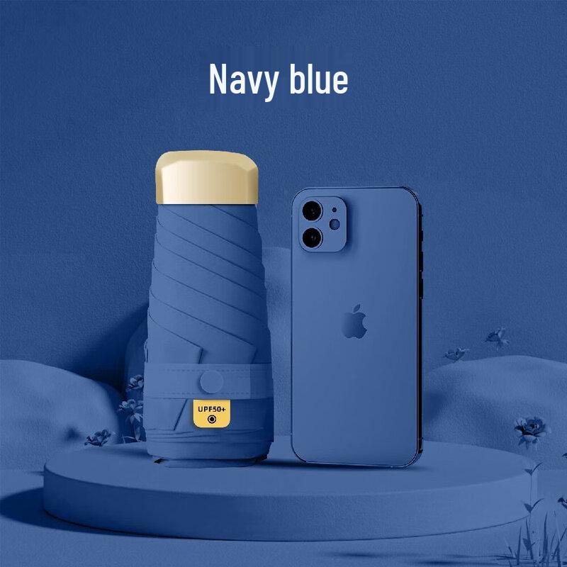 YICAI Ultra-Light Flat Five-Fold Sunshade Umbrella (2-Pack)