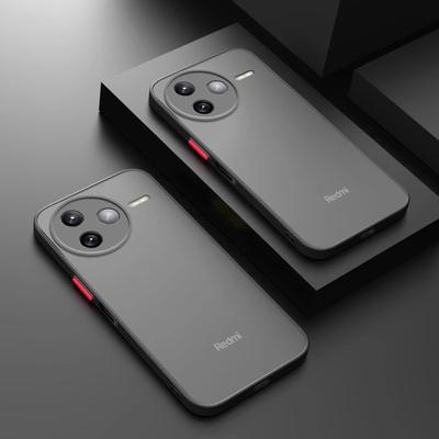 Per Xiaomi POCO F7 Ultra F7ultra Custodia Trasparente Opaca per POCO F7 Pro F7Pro Cover Posteriore Shell in Silicone + PC Rigido Antiurto