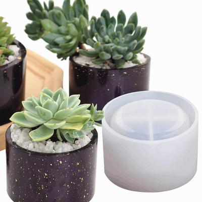 Sukkulenten Pflanzen Beton Silikonform 3D Blumentopf Aromatherapie Gips Kerzenständer DIY Zement Pflanztopf Form