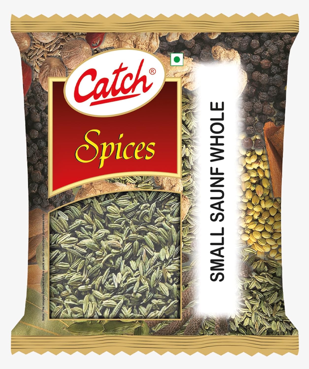 

Catch Fennel Whole Small Seeds 100 g Pack | Natural Saunf Mouth Freshener For Digestion And Refreshing Aroma After Meals