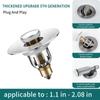 Universal Bathroom Sink Stopper, Upgraded Pop-Up Sink Drains Strainer Plug Basin Bathtub Bounce Drain Filter Hair Catcher