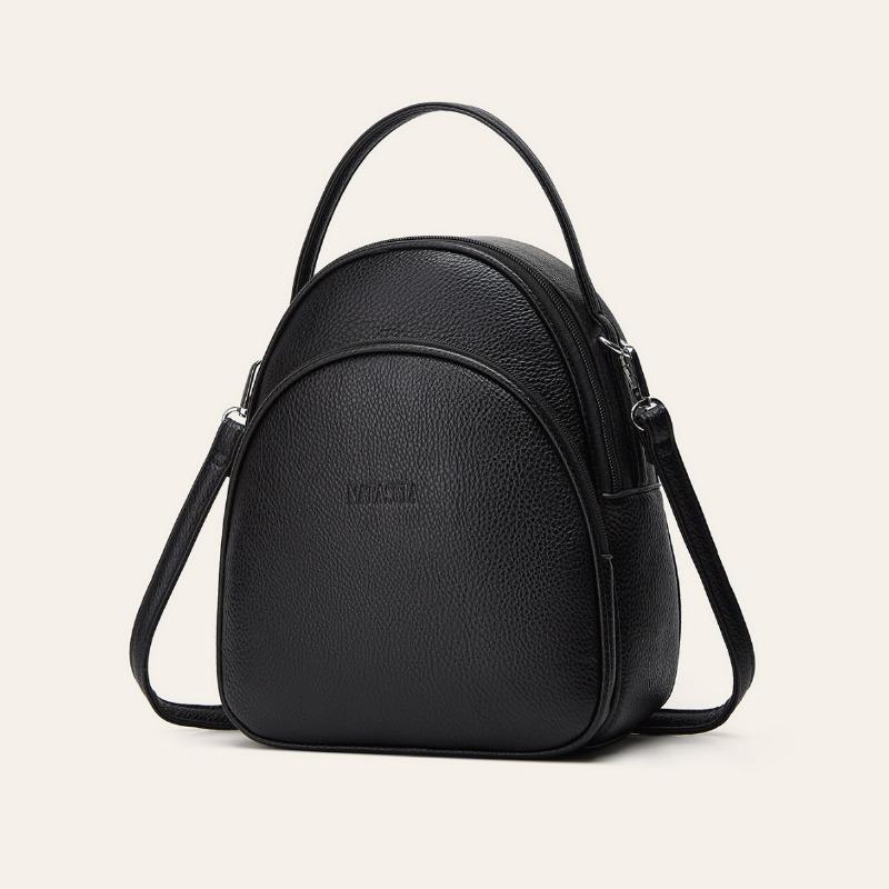 Backpack Fashion All-in-one Solid Color Hand Bill Shoulder Bag Mini Women's Small Backpack