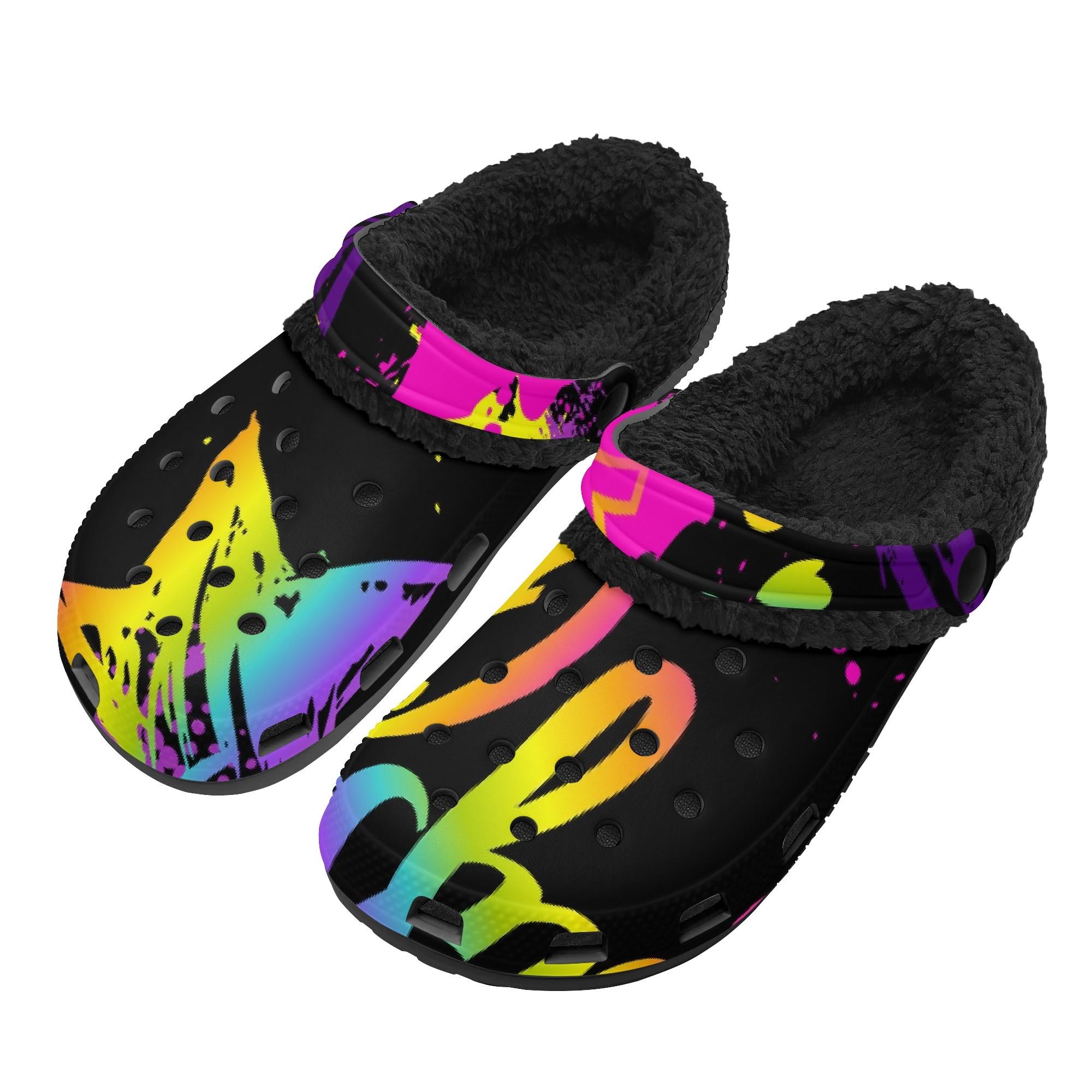 

1 пара зимних ЭВА сабо с меховой подкладкой для мужчин и женщин, уютные, теплые, удобные туфли, легкие, мягкие, для ношения в помещении и на улице, для повседневного использования 48 чёрный