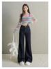 Spicy Girl Petite High-Waisted Micro-Flare Jeans - Spring 2026 Arrival: Loose, Slimming, Non-Clingy Women's Pants