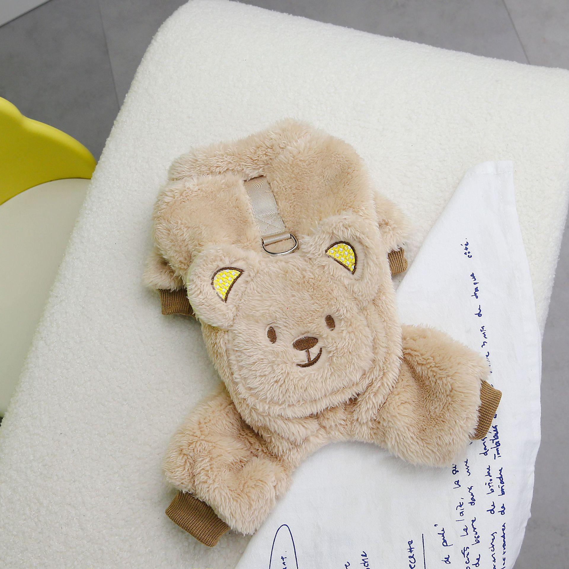 

Товары для животных осенне-зимняя утепленная одежда для четвероногих собак L коричневый