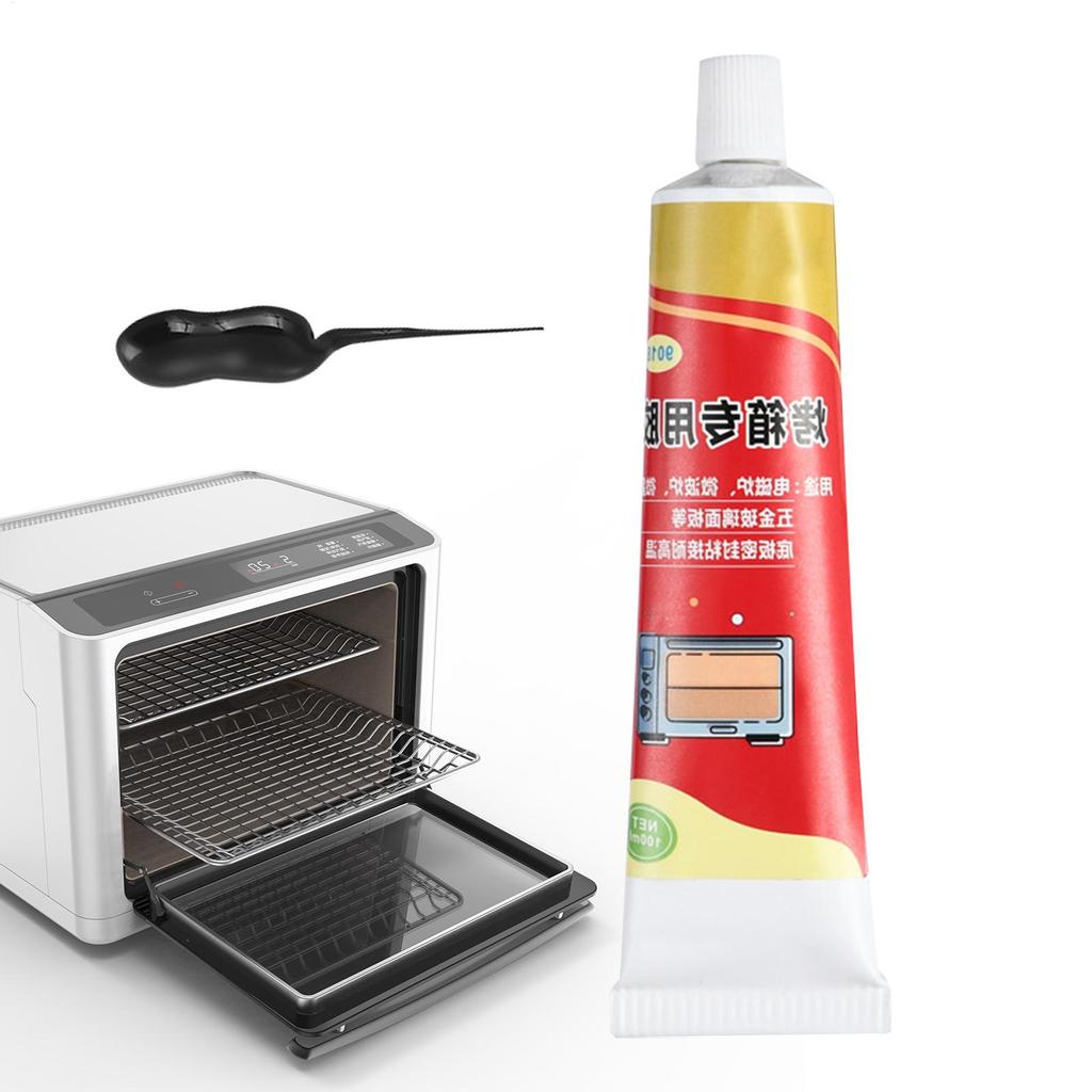 100ml High Temperature Oven Panel Glue Adhesive Fast Drying Sealant for Oven Cooktop Microwave Metal Glass Household Appliances