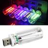 Night Light Multi-Color Lighting with Touch Dimming USB Powered Portable Retro Filament Design Soft LED Light for Bedroom Desktop E-Sports Room