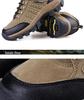 2025 Unisex Leather Hiking Shoes - Spring/Autumn Outdoor Trekking, Large Size, Dad Style