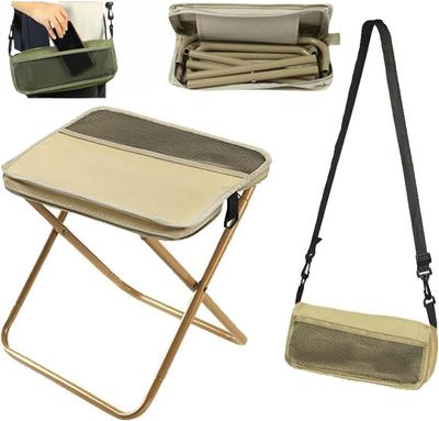 Portable Mini Folding Backpack Stool Outdoor Adjustable Chair with Carry Bag Lightweight Camping Hiking Folding Fishing Stools