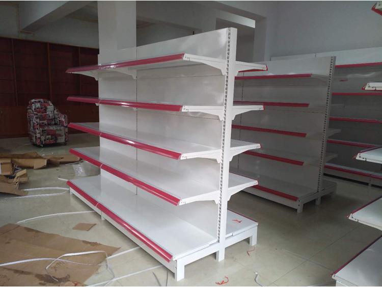 Reinforced Multi-Layer Display Rack for Snacks, Stationery, and Convenience Items - Single/Double-Sided for Supermarkets and Pharmacies