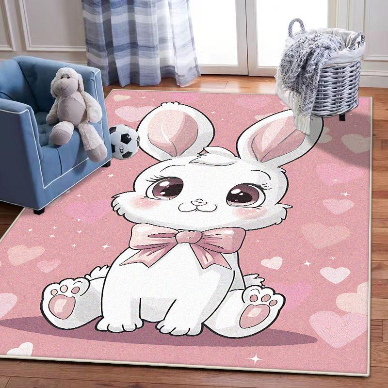 3D Cartoon Hot Air Balloon Rug Area Carpet for Living Room Kids Bedroom Sofa Kitchen Decorate Child Non-slip Floor Mats Washable