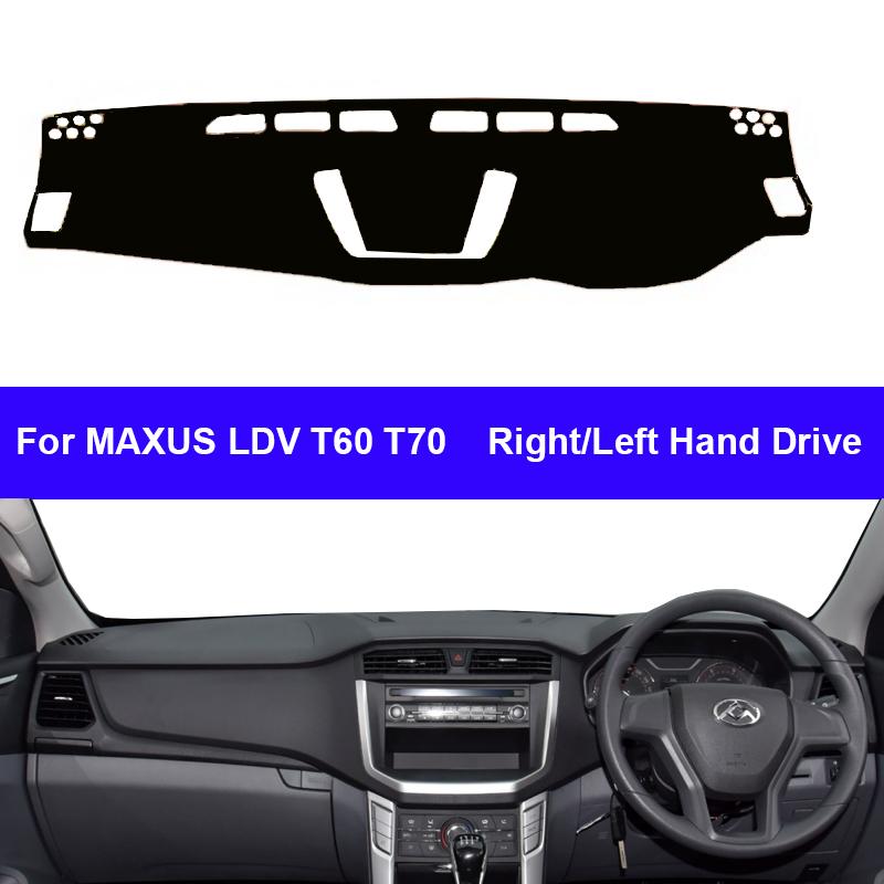 Car Auto Inner Dashboard Cover For MAXUS LDV T60 T70 LHD RHD Dashmat Carpet Cape Sun Shade Pad Rug Anti-sun Anti-UV Protector