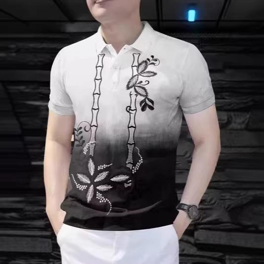2026 Men's Polo Shirt Men's Asian Clothing, Men's Modern Filipino National Polo Shirt Version Polo Shirt