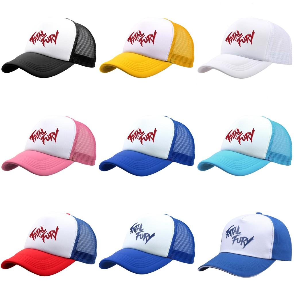 Fatal Fury Cartoon Cotton Baseball Cap With Adjustable Fit For Summer Outdoor Wear