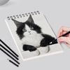 Sketch Book Spiral Wire Bound Hardcover 100 Sheets Acid Free No Bleed Thick Paper Artist Art Student Sketching Drawing Writing Sketchbook Art Supplies