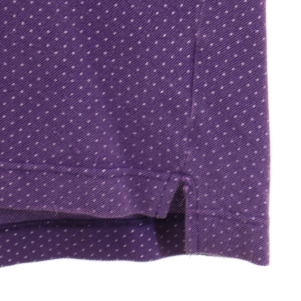 Lacoste Made In Japan Dot Pattern Short Sleeve Polo Shirt Men's Used