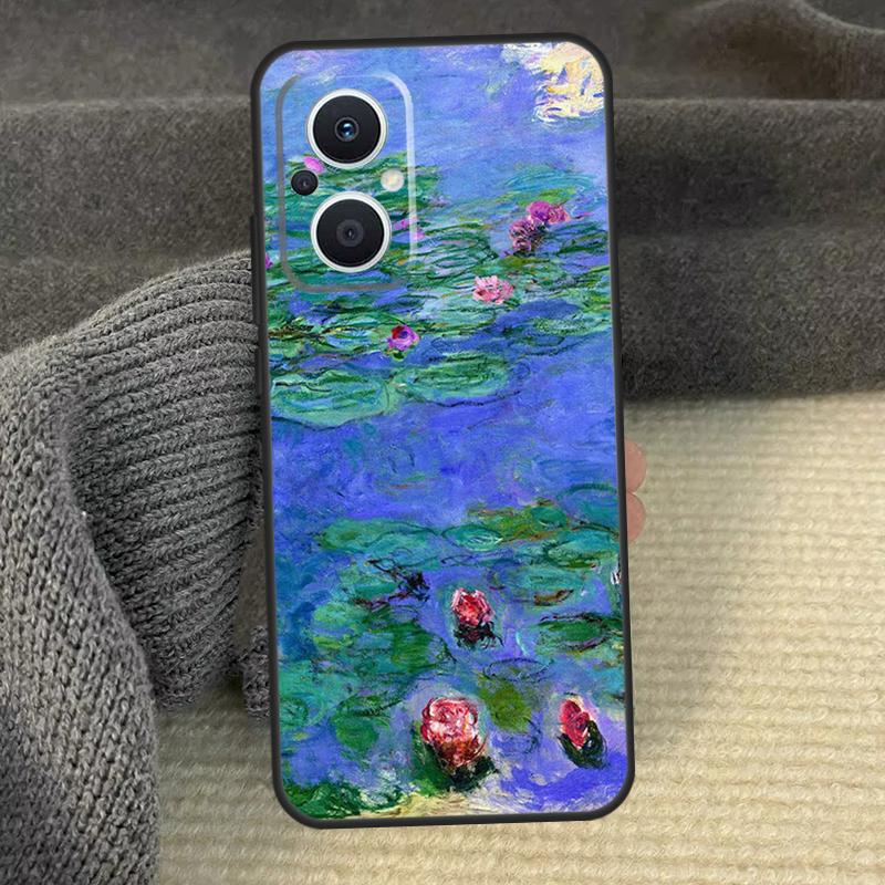 Claude Monet Art Painting Phone Case For OPPO Reno 12F 12 13 F 11 8T 7 8 10 Pro OPPO Find X5 Lite X3 X6 X8 Pro Cover