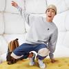 adidas Neo FL Crew Asia Sizing 'Grey' Men's HY9655