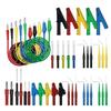 AEE2-41PCS Multimeter Test Lead Kit 4MM Banana Plug To Alligator Clip Test Lead With Wire Piercing Probes Alligator Clip