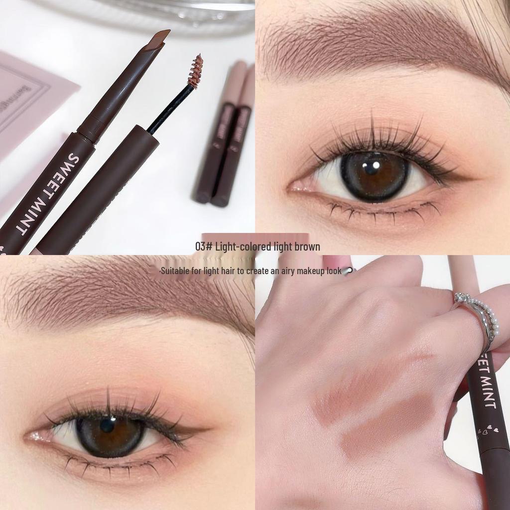 Sweetmint 2-in-1 Sculpting Eyebrow Pencil & Brow Mascara Set for Natural, 3D Wild Brows - Beginner Kit, Free Shipping