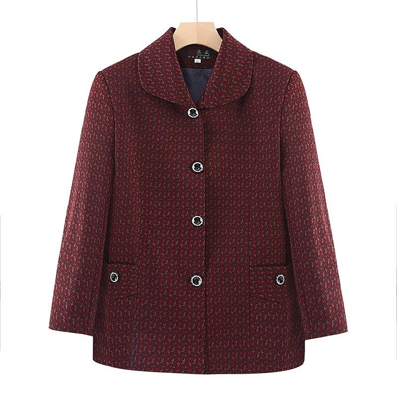 Spring Coat Women's Year 0 Top Lapel Loose Old Lady Clothes