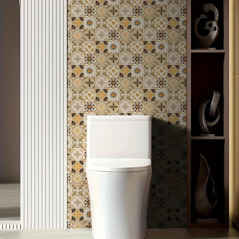 1 Roll 23.6 * 393.7in Self-adhesive Wallpaper, Bohemian Wallpaper, Peel and Paste, Waterproof Removable Kitchen Bedroom Dormitory Wallpaper