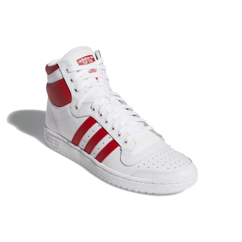 Adidas Top Ten Hi 'White Scarlet' Sneakers EF2359