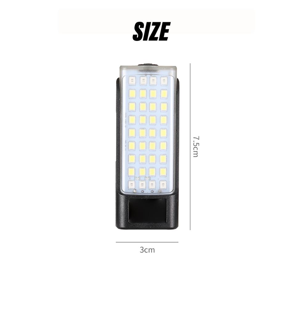 Wiederaufladbare MINI LED Taschenlampe Arbeitsleuchte Schlüsselanhängerlicht Campinglampe Leicht zu Tragen Mehrere Beleuchtungsmodi Wasserdichtes Material