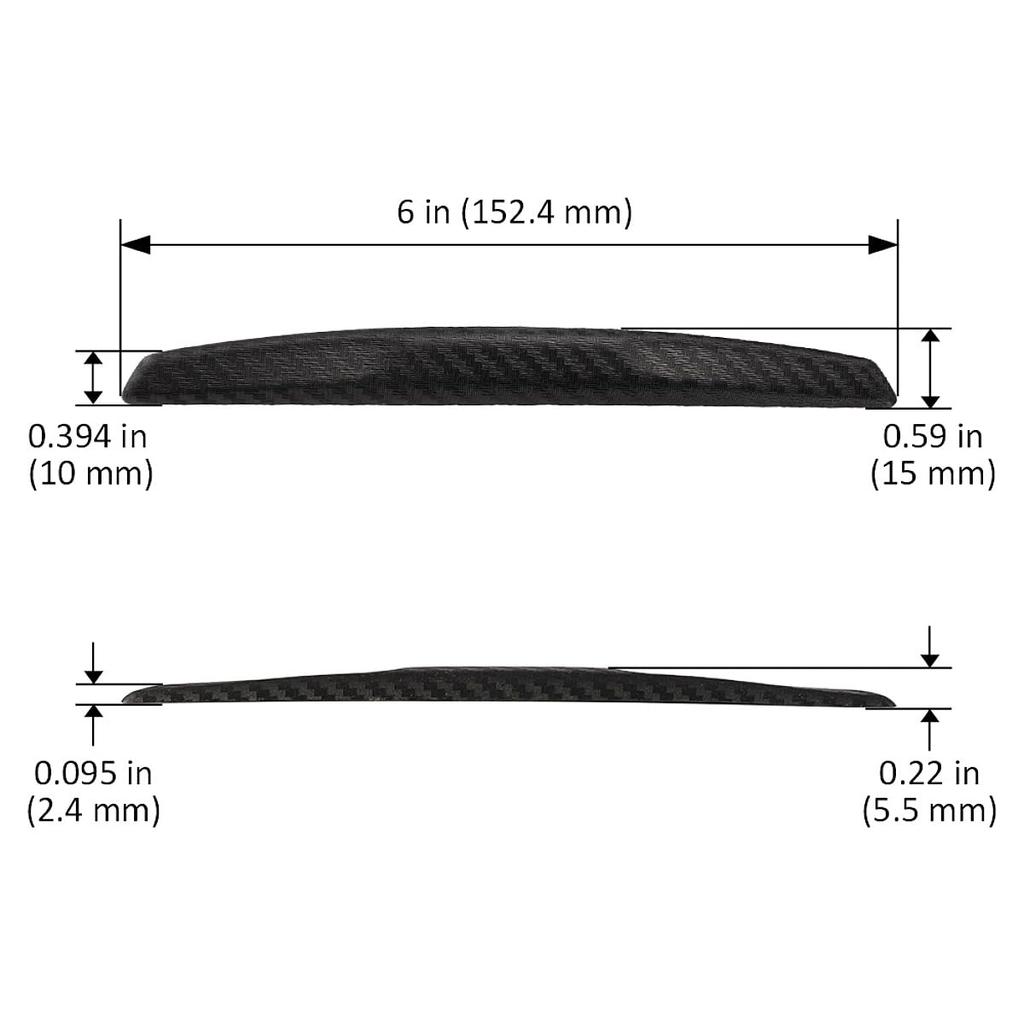 Secchuu Car Exterior Door Carbon Fiber Silicone Collision Carmate Rearview Mirror Side Door Bumper Protective Door Protectors for Pack of 4 Guards,