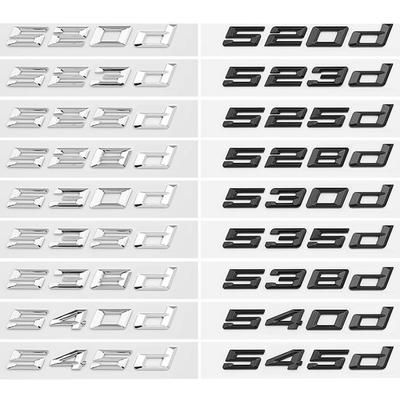 3D Araba Bagaj Amblemi Logo Rozeti Yapışkanlı Yazı Etiketi 520d 523d 525d 528d 530d 535d 538d 540d 545d Özelleştirilebilir Araç