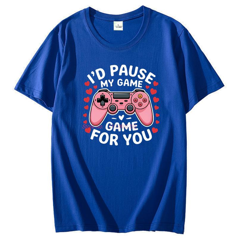 Gaming Gamers Fashion Shirts Graphic Tee Tops  Tshirt New Arrival Goods High Quality Short Sleeve Tee Cotton Unisexs Tshirts