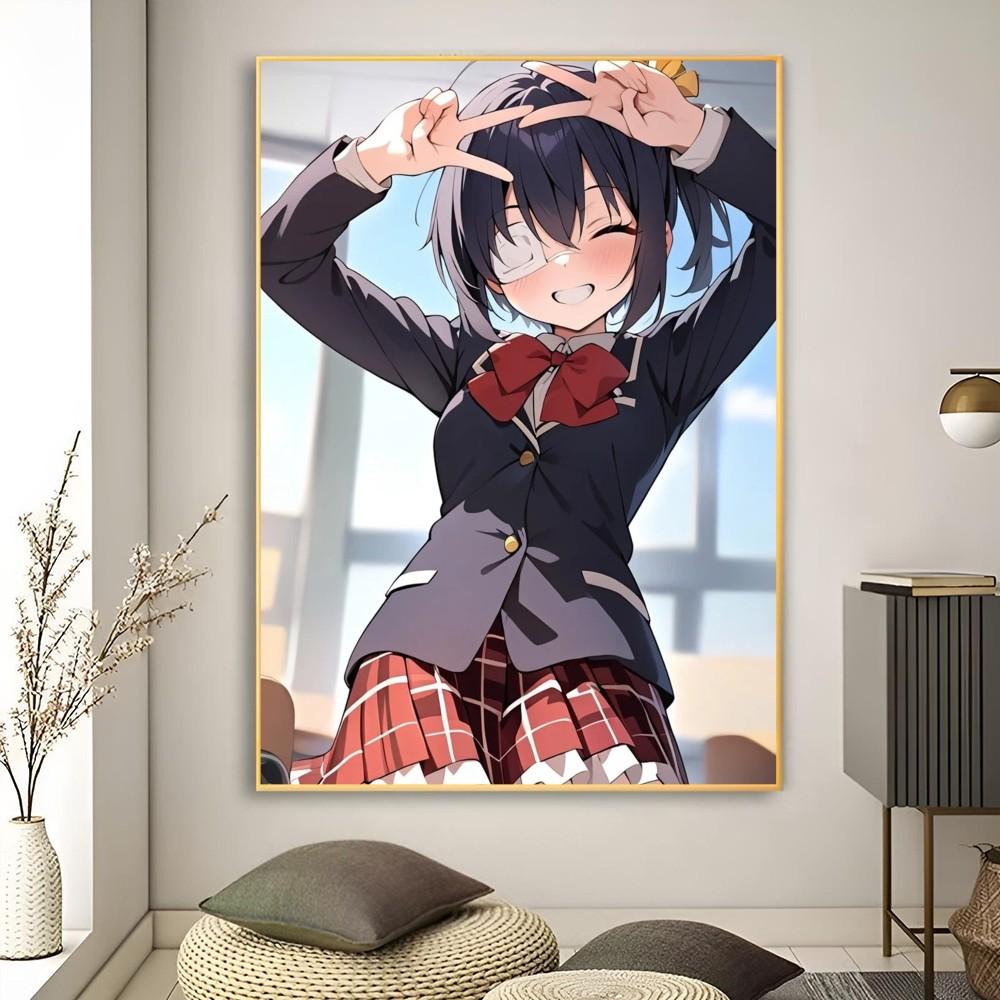 1pc Takanashi Rikka Anime Takes On Me Poster Poster Art Print Bar Living Room Furniture Decor