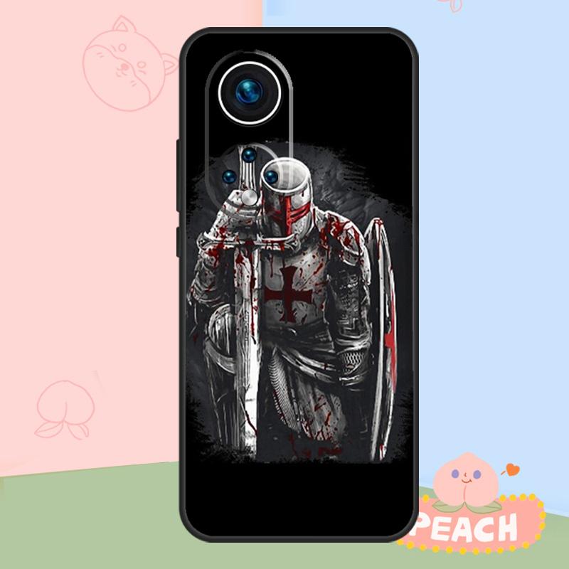 Christian Templar Knights Case For Honor Magic 6 7 8 Pro Honor 400 200 50 70 90 Lite X8b X8c X9b X9c X9d Win RT Cover