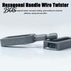 Drill Wire Twister Electric Twisting Tool, Heavy Duty for with 1/4" Precise Tension Hex Shank, Professional Tool Fencing, Rebar Tying And Construction