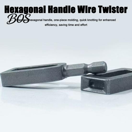 Drill Wire Twister Electric Twisting Tool, Heavy Duty for with 1/4" Precise Tension Hex Shank, Professional Tool Fencing, Rebar Tying And Construction