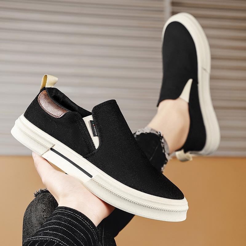 Old North cloth shoes soft-soled driving shoes casual canvas shoes youth loafers