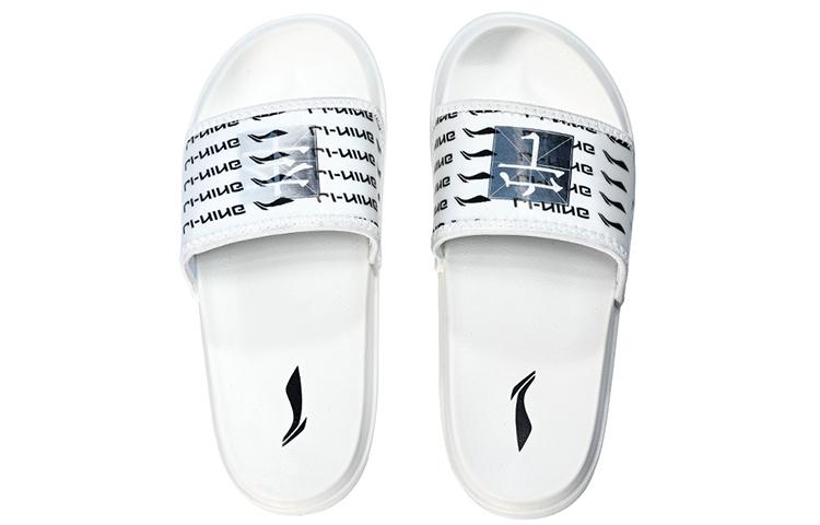Li Ning Slide Slippers Women's White AGAR016-3