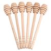 50Pcs/set Household Wooden Jam Honey Dipper Jar Dispensing Collecting Stirring Rod Stick 16cm