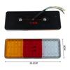 Accessories Tail Light Part Rear 12V DC Rectangle Removable 75LED Trailer