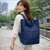 Large Capacity, Lightweight, 2-Way Tote Backpack with Shoe Storage, Made of Nylon, Handbag, Perfect for Commuting to Work or School, Stylish, Simple,